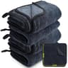 1200 GSM DoubleSided Microfiber Car Wash Drying Towels  Super Absorbent Car Detailing Cloth For Scr 6