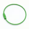 Stainless Steel Wire Keychain Cable Loop  Screw Lock Key Ring For Keys Luggage Tags Camping Gear  O 8