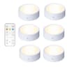 Smart Remote Control Cabinet Light  Battery Powered Dimmable Warm  White LED Night Light For Kitche 13