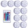 IP68 Waterproof RGB Submersible LED Pool Light  Remote Control Underwater Vase Fish Tank  Party Dec 14