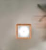 Wood Grain Motion Sensor LED Night Light  Wireless Battery Powered Smart Closet Cabinet Light For S 6