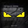 Reflective Devils Eye Car Sticker  Funny Universal Decal For Cars Motorcycles Helmets Bikes  Auto A 9