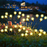 10 LED Solar Firefly Garden Lights  Waterproof Wind Swaying Landscape Lawn Stake Lights With Warm O 6
