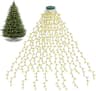 LED Ring Christmas Tree Topper Waterfall Lights  Waterproof 12V Outdoor Tree  Garden String Lights 7