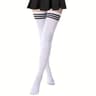 1 Pair Womens Over Knee Socks  Thigh High Nylon Stockings For Casual Wear School Cosplay  Everyday  7
