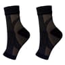 1 Pair Ankle Brace Compression Sleeves  Open Toe Arch Support Socks For Plantar Fasciitis Swelling