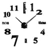 Modern 3D Luminous Frameless Wall Clock  DIY Silent Acrylic Wall Sticker Clock For Home  Office Dec 22