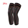 2 Pcs HighElastic Compression Knee Sleeves  Long Knee Support For Men  Women Sports Running  Joint  8