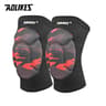1 Pair Thick Sponge Volleyball Knee Pads  Adjustable AntiSlip Knee Sleeves For Football Yoga Dance  11