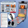European Standard Full Body Massage Mattress With Heat  Wave Vibration  Neck Back Massage Pad With  16