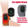 Heated Cordless Ankle Brace Wrap With Vibration Massage  Rechargeable Foot Support Sleeve For Sport 6