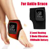 Heated Cordless Ankle Brace Wrap With Vibration Massage  Rechargeable Foot Support Sleeve For Sport 8