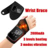 Heated Cordless Ankle Brace Wrap With Vibration Massage  Rechargeable Foot Support Sleeve For Sport 9