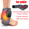 Heated Cordless Ankle Brace Wrap With Vibration Massage  Rechargeable Foot Support Sleeve For Sport 11