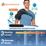 Electric Heated Shoulder Massager Brace With Vibration  Adjustable Thermal Shoulder Wrap For Neck   8