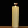 Flameless LED Pillar Candle With Remote Timer  Warm White Battery Operated Decorative Candle For We 10