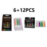 Color Flame Birthday Candles  Super Bright Paraffin Cake Candles For Birthday  Christmas Parties 7