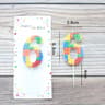 Building Block Number Birthday Candle 09  Colorful Cartoon Cake Decoration For Kids Birthday Partie 12