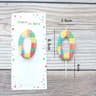 Building Block Number Birthday Candle 09  Colorful Cartoon Cake Decoration For Kids Birthday Partie 6
