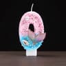 Digital Birthday Candles 09 Pink  Blue Gradient Mermaid Tail Shell Design  Creative Cake Topper For 6
