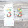Building Block Number Birthday Candle 09  Colorful Cartoon Digital Cake Topper For Kids Birthday Pa 9