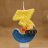 09 Engineering Vehicle Number Birthday Candle  Cute Excavator Construction Cake Topper For Boys Bir 9