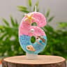 Gradient Blue Ocean Golden Snail Number Birthday Candle  09 Decorative Cake Topper For Kids  Party  12