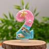 Gradient Blue Ocean Golden Snail Number Birthday Candle  09 Decorative Cake Topper For Kids  Party  8