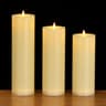 3pcs Flameless LED Pillar Candle Set With Remote  Timer  Battery Operated Flickering Real Wax Candl 8