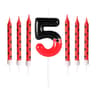 7pcs Black  Red Mouse Number Birthday Candles  Cartoon Cake Decorations For Boys  Girls Birthday Pa 10