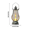 Portable Vintage LED Oil Lamp Lantern  Battery Operated Hanging Decorative Light For Home Patio Cam 9