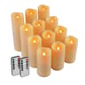 Flameless LED Candles Set With Remote  Timer  Waterproof BatteryOperated Flickering Pillar Candles  6