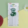 Green Dinosaur Number Birthday Candle  Cute Boy Cake Decoration Paraffin Wax Party Candle 09 9