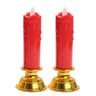 2pcs LED Flameless Electronic Candle Lights With Fairy String  Battery Operated Decorative Swing Ca 7