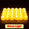 Flameless LED Tealight Candles  Battery Powered Warm White Lights For Wedding Party  Home Decor 7