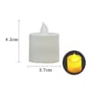 LED Flameless Flickering Tealight Candles  Battery Operated Warm White Lights For Christmas Wedding 6