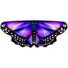 Kids Colorful Butterfly Wings Cape  Fairy Shawl Pixie Costume Cloak For DressUp Parties  Holiday Fu 7