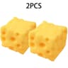 2 In Cheese Squishy Toy  Slow Rising Stress Relief Fidget Ball Shapeable Squeeze Toy  Novelty Gift 7