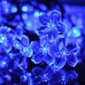 Solar Lotus Flower String Lights  Waterproof LED Cherry Blossom Fairy Lights For Garden Patio  Chri 15