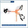 Solar Bird Repeller  360 Rotating Waterproof Bird Scaring Device For Farms Orchards Gardens  Fish P 6
