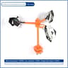 Solar Bird Repeller  360 Rotating Waterproof Bird Scaring Device For Farms Orchards Gardens  Fish P 7