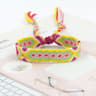 Bohemian Handmade Rainbow Braided Cotton Bracelet  Adjustable Friendship Wristband For Women Lucky  11