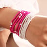Tenande 7Piece Boho Beaded Smile Face Bracelet Set  Handmade Friendship Stretch Bangles For Women   13