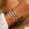 Tenande 7Piece Boho Beaded Smile Face Bracelet Set  Handmade Friendship Stretch Bangles For Women   20