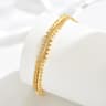 ZHONGVI Bohemian Braided Chain Bracelet  Stainless Steel Minimalist Bangle For Women Adjustable Eve 11