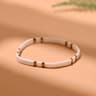 Handmade Tila Glass Bead Bracelet  Colorful Elastic Friendship Bracelet For Women  Girls 12