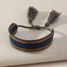 Bohemian Embroidered Woven Tassel Bracelet  Handmade Adjustable Braided Rope Bracelet For Women 18