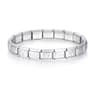 Stainless Steel Italian Link Charm Bracelet  9 Mm Elastic Star  Cross DIY Bracelet For Women  Men 11