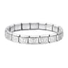 Stainless Steel Italian Link Charm Bracelet  9 Mm Elastic Star  Cross DIY Bracelet For Women  Men 15