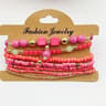 Bohemian Handmade Seed Bead Bracelet Set  Colorful Stackable Summer Bangles For Women DIY Jewelry 10